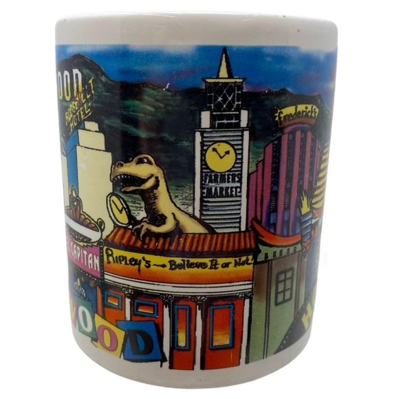 Vtg 1994 Gift‎ Creations Hollywood Coffee Cup Mug - Picture 3 of 5